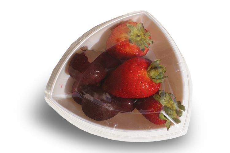 Plastic Clear Lid Triangle – Royal Vision General Trading